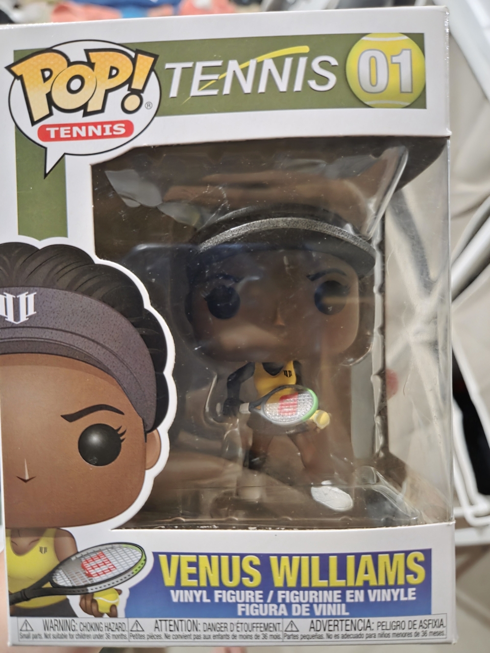 Funko Tennis Venus Williams Vinyl Figure - Yellow
